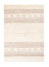 Gabbeh Persisch Teppich 100x151cm - Perserteppich Wollteppich - Rechteckig / Hellbeige / 100 x 151 cm Rechteckig