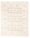 Gabbeh persiano Tappeto 102x148cm - Perserteppich Wollteppich - beige chiaro - Rettangolo / Beige chiaro / 102 x 148 cm Rettangolo