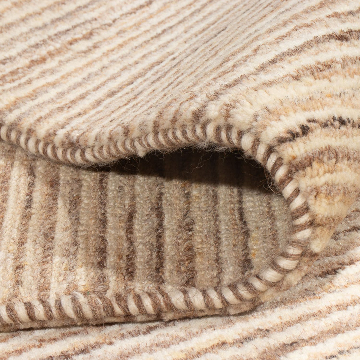 Gabbeh Teppich - Perser - 216 x 173 cm - hellbraun