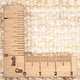 Läufer Gabbeh - Perser - 351 x 85 cm - natur