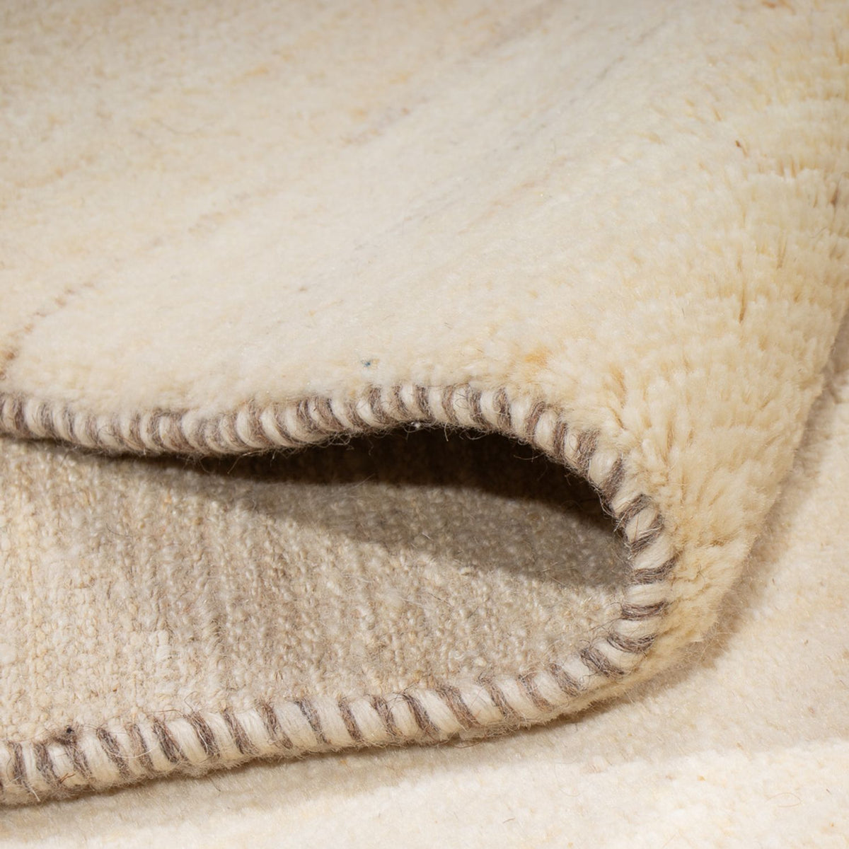 Gabbeh Teppich - Perser - 246 x 175 cm - hellbeige