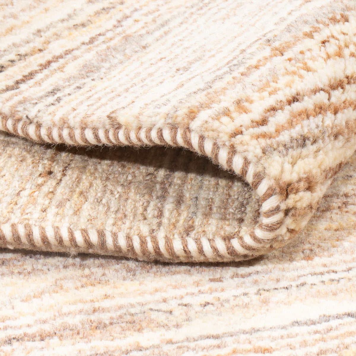 Gabbeh Teppich - Perser - 146 x 97 cm - dunkelbeige