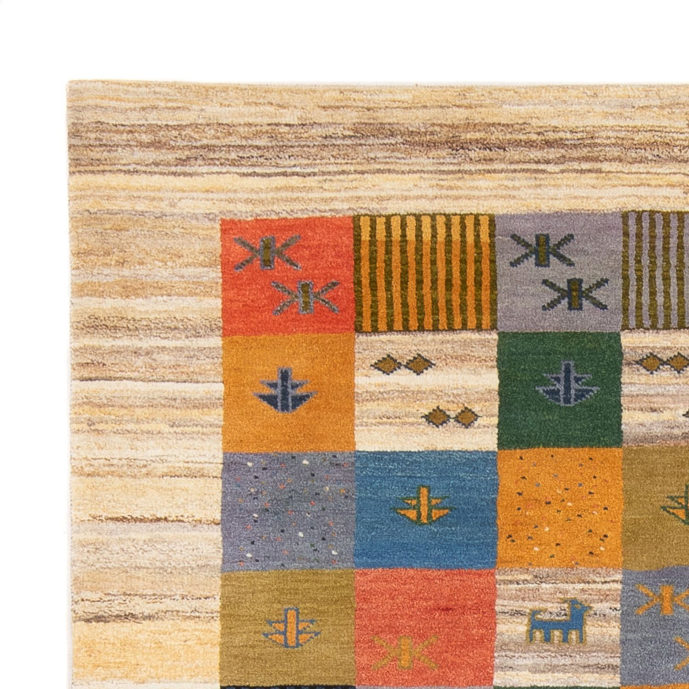 Gabbeh Persisch Teppich 242x174cm - Perserteppich Wollteppich