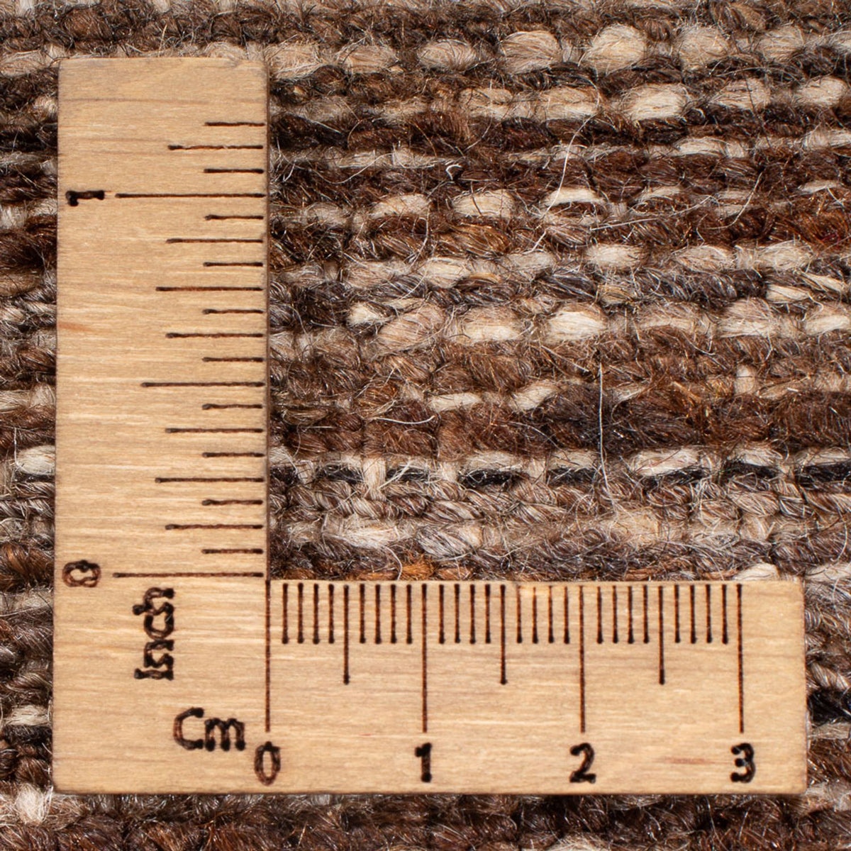 Gabbeh Teppich - Perser - 192 x 158 cm - dunkelbraun