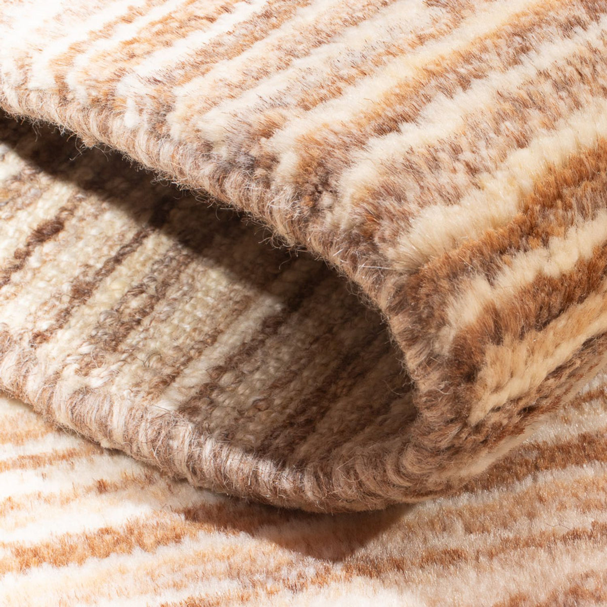 Gabbeh Teppich - Perser - 88 x 58 cm - hellbeige