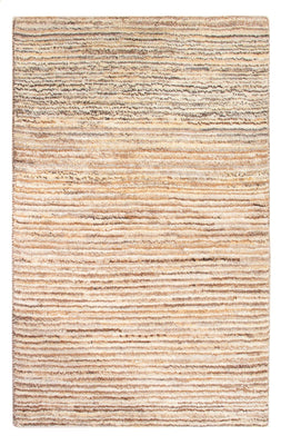 Gabbeh Teppich - Perser - 92 x 60 cm - hellbeige