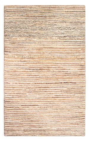 Gabbeh Teppich - Perser - 92 x 60 cm - hellbeige