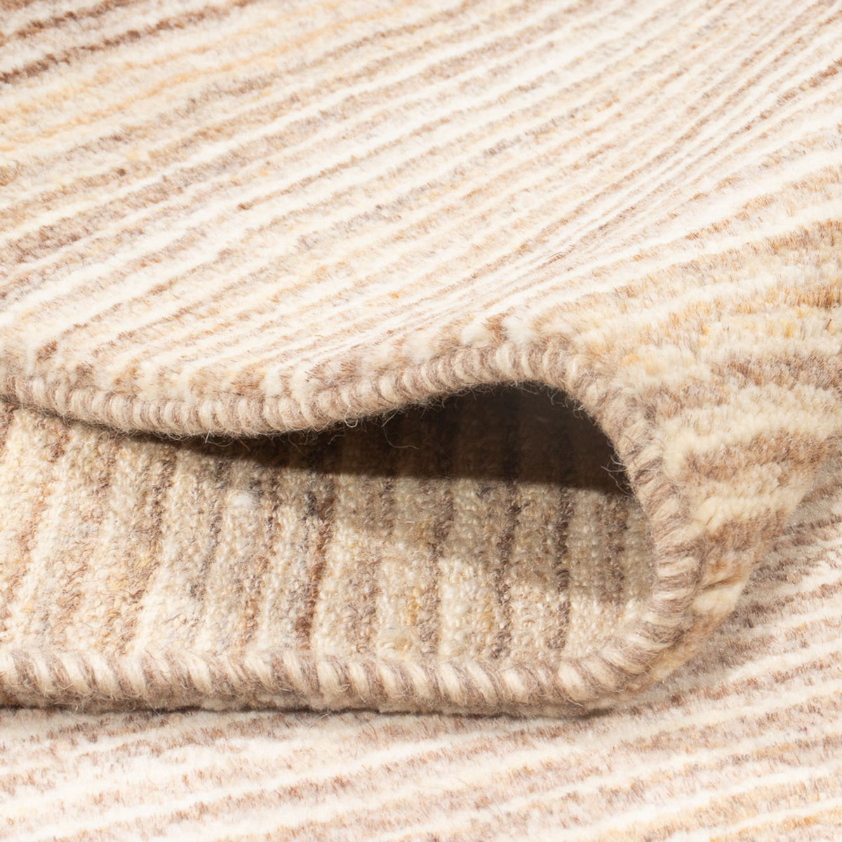 Gabbeh Teppich - Perser - 238 x 166 cm - hellbraun