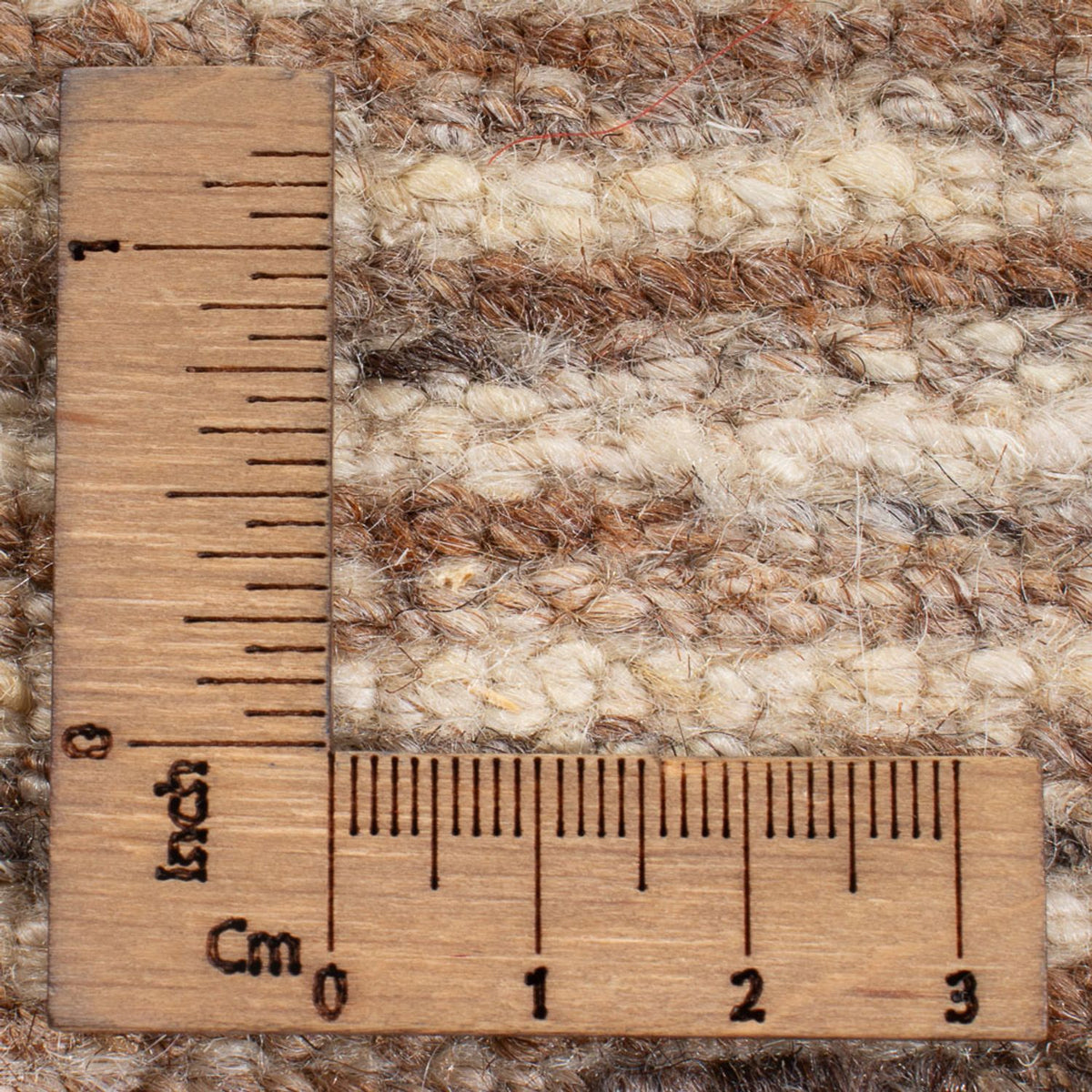 Gabbeh Teppich - Perser - 244 x 214 cm - hellbraun