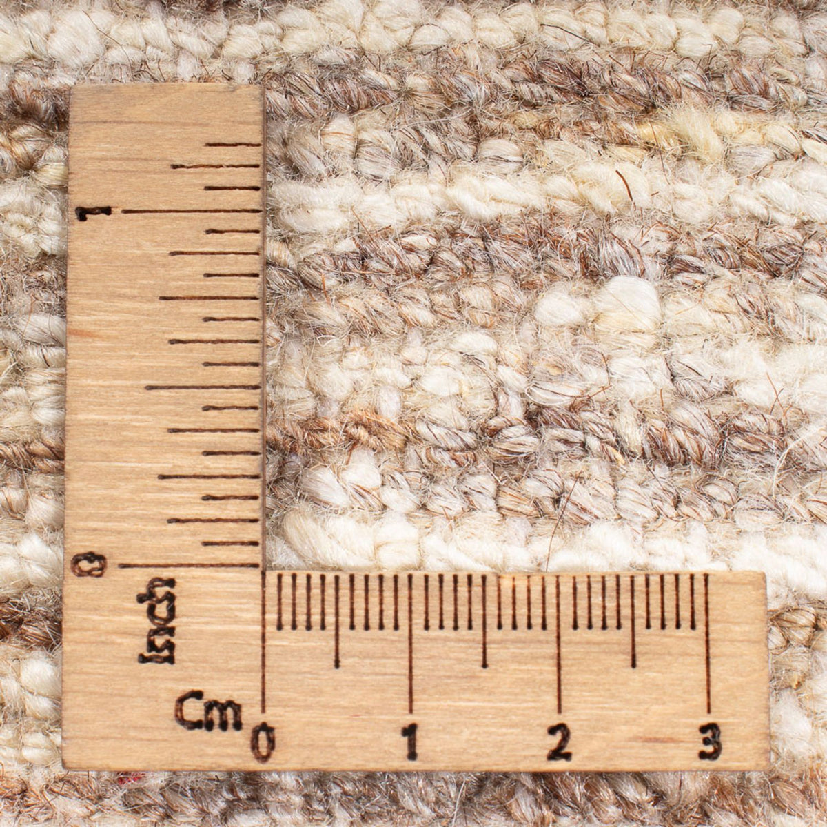 Gabbeh Teppich - Perser - 194 x 151 cm - dunkelbeige