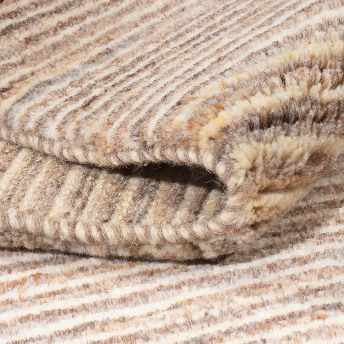 Gabbeh Teppich - Perser - 193 x 147 cm - hellbraun