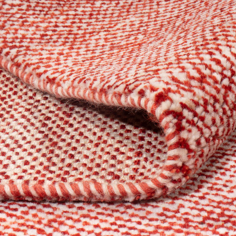 Gabbeh Teppich - Perser quadratisch  - 200 x 183 cm - hellrot