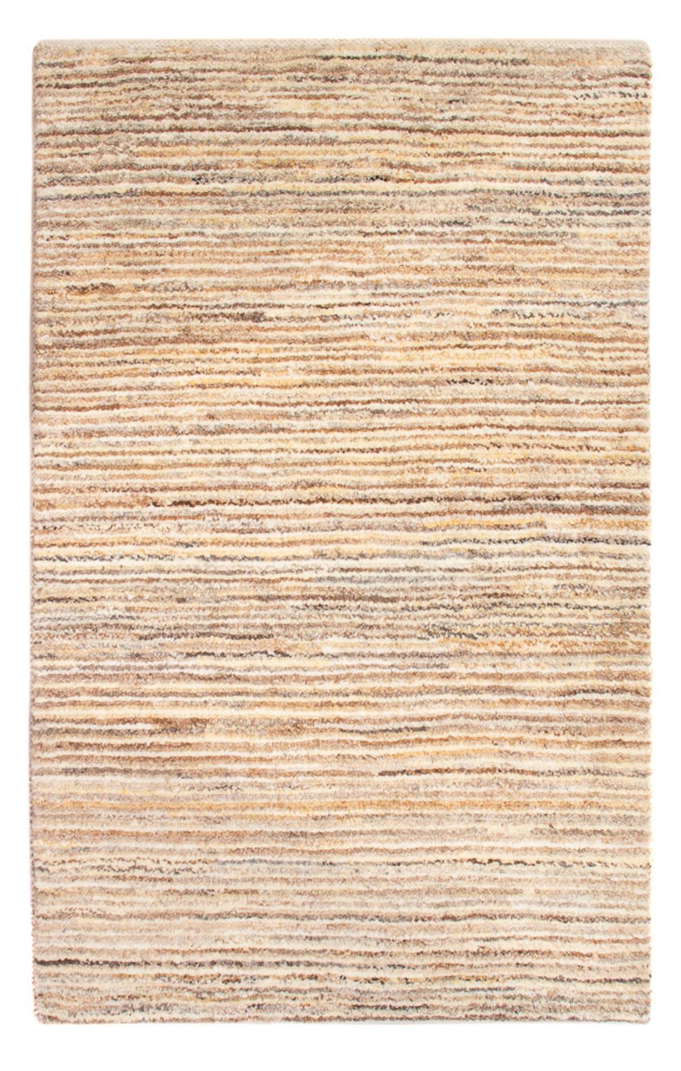 Gabbeh Teppich - Perser - 93 x 60 cm - dunkelbeige