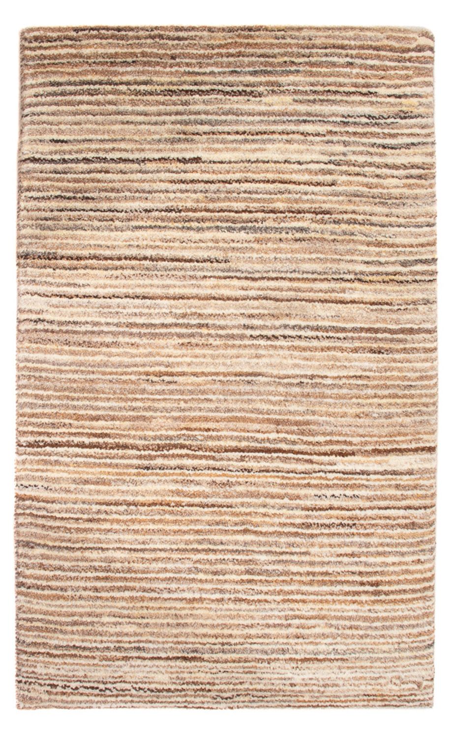 Gabbeh Teppich - Perser - 97 x 57 cm - dunkelbeige