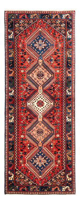 Tapis de couloir Tapis Gabbeh - Persan - 208 x 78 cm - rouge