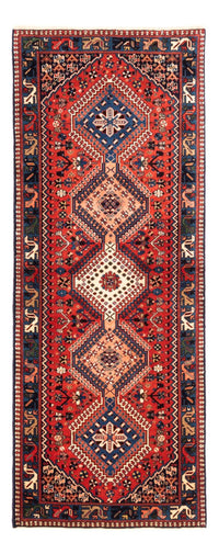 Tapis de couloir Tapis Gabbeh - Persan - 208 x 78 cm - rouge
