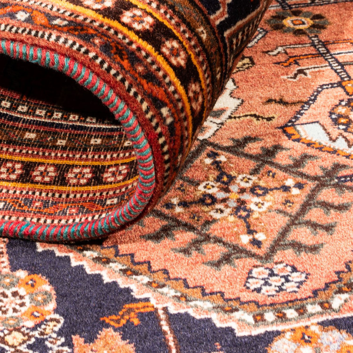 Perserteppich - Nomadic - 148 x 105 cm - rot