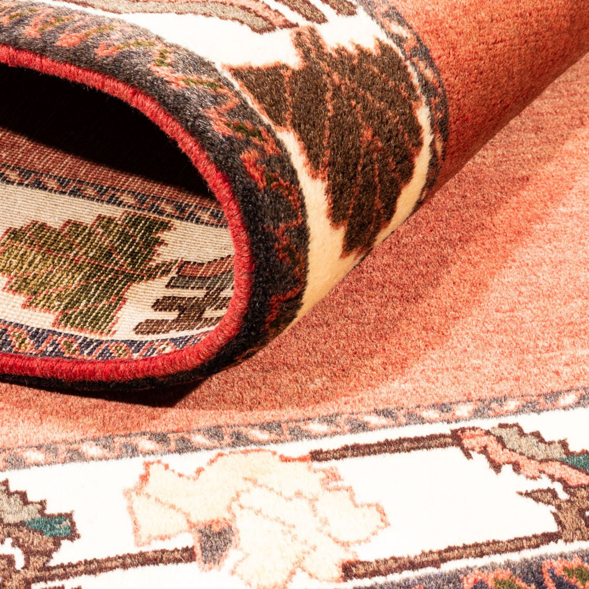 Perserteppich - Nomadic - 144 x 97 cm - rot