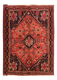 Tapis persan - Nomadic - 150 x 115 cm - rouge