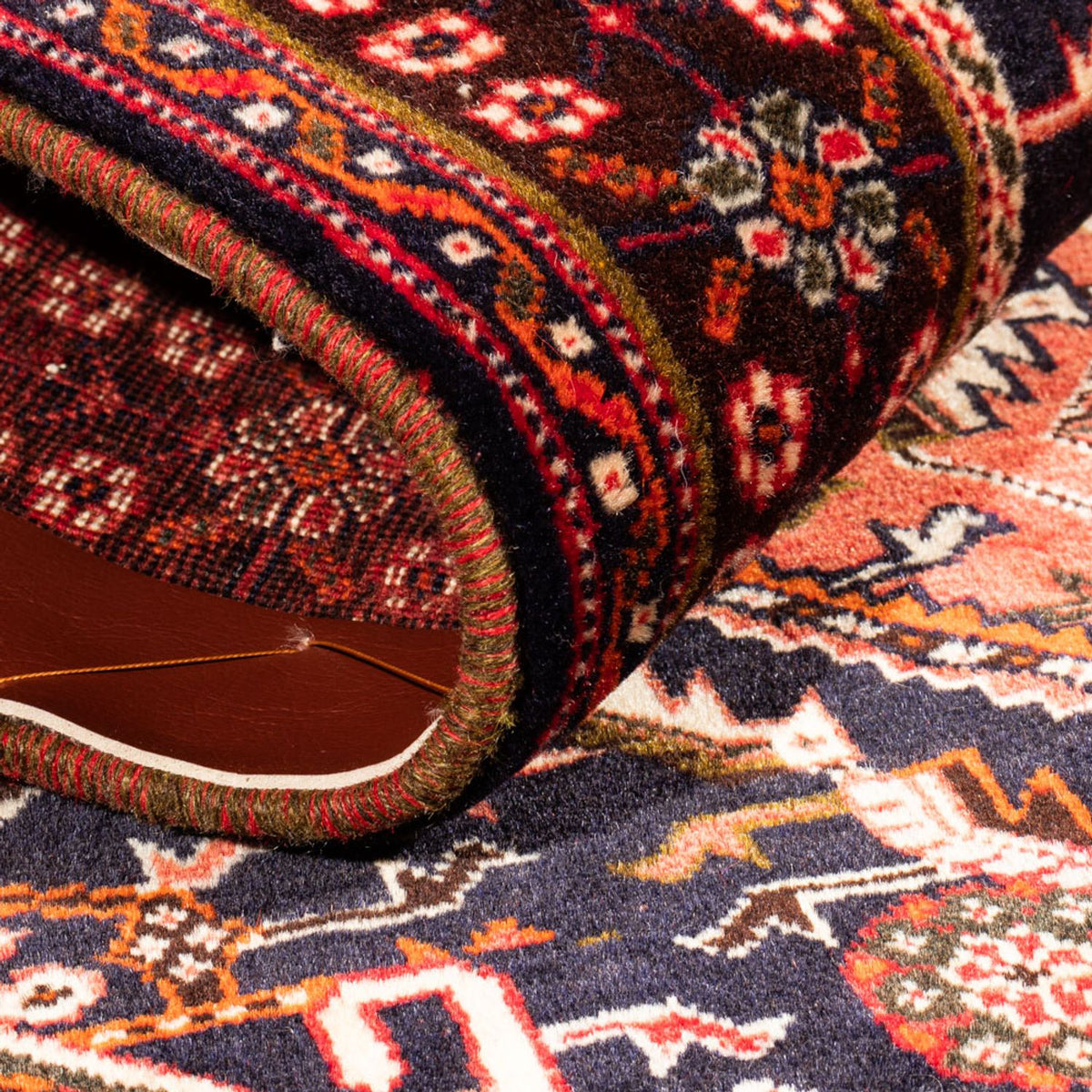 Perserteppich - Nomadic - 150 x 115 cm - rot