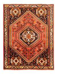 Tapis persan - Nomadic - 154 x 117 cm - rouge clair