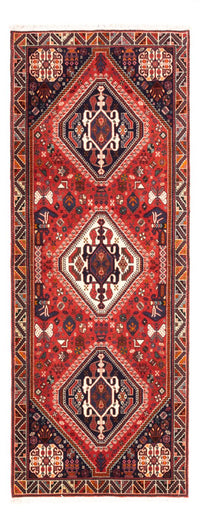Tapis de couloir Tapis persan - Nomadic - 205 x 80 cm - rouge
