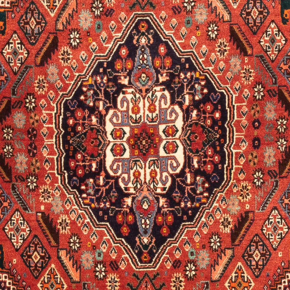 Perserteppich - Nomadic - 154 x 112 cm - rot
