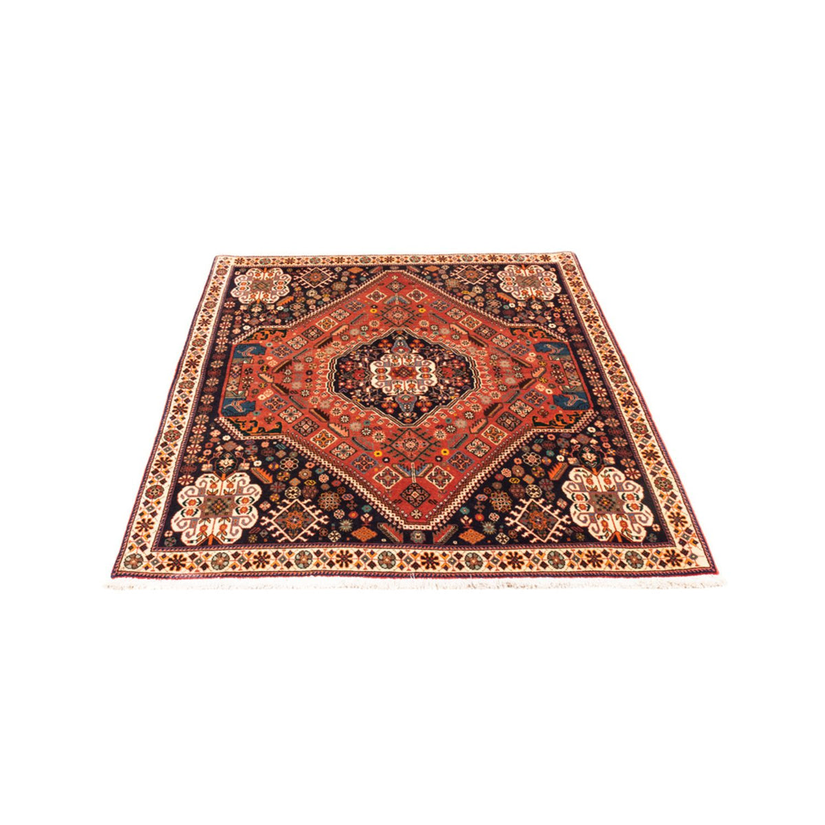 Perserteppich - Nomadic - 154 x 112 cm - rot