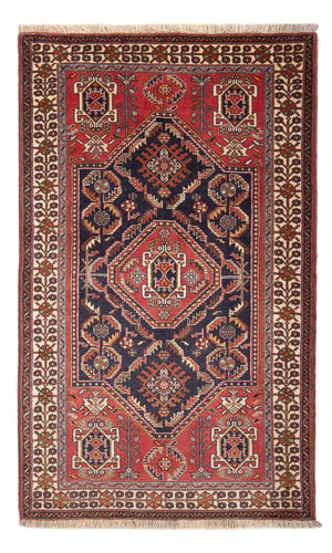 Gabbeh Teppich - Kaschkuli Perser - 152 x 82 cm - dunkelblau