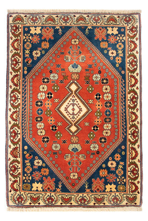 Gabbeh Teppich - Kaschkuli Perser - 117 x 80 cm - rot