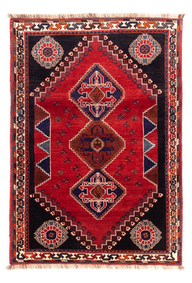 Gabbeh Teppich - Kaschkuli Perser - 158 x 112 cm - rot
