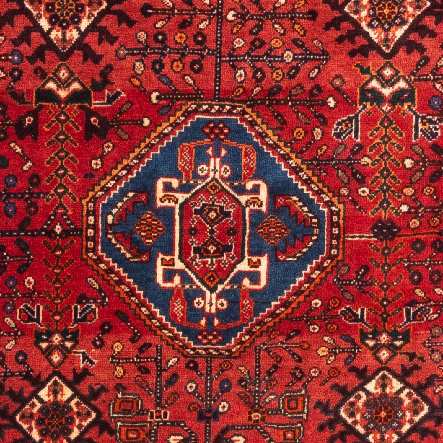 Perserteppich - Nomadic - 157 x 117 cm - rot