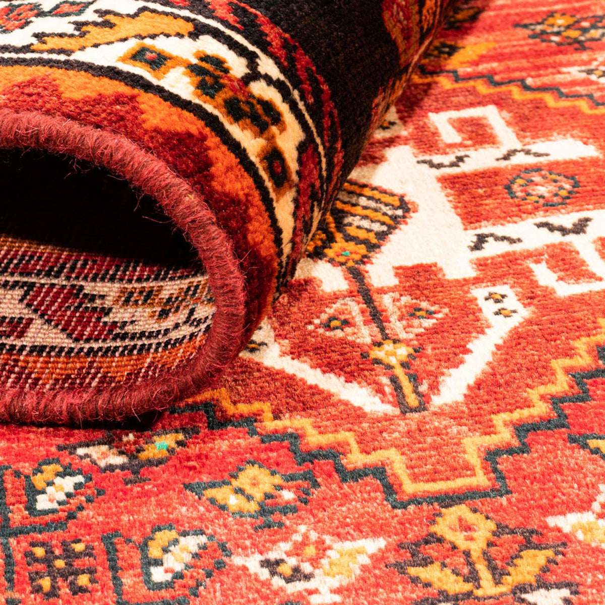 Perserteppich - Nomadic - 166 x 111 cm - rot