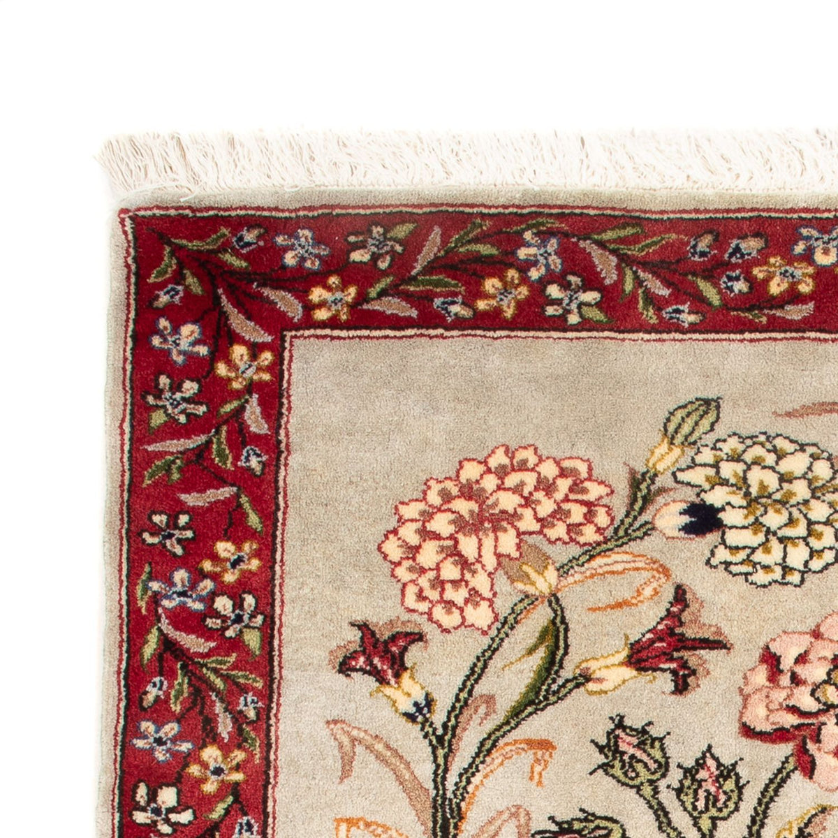 Perserteppich - Ghom - 90 x 70 cm - mehrfarbig