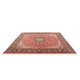 Seidenteppich - Ghom Seide - Premium quadratisch  - 247 x 247 cm - hellrot