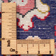 Seidenteppich - Ghom Seide - Premium quadratisch  - 247 x 247 cm - hellrot