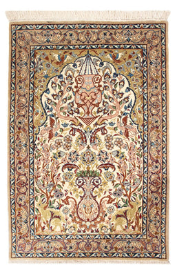 Perserteppich - Isfahan - Premium - 110 x 74 cm - creme