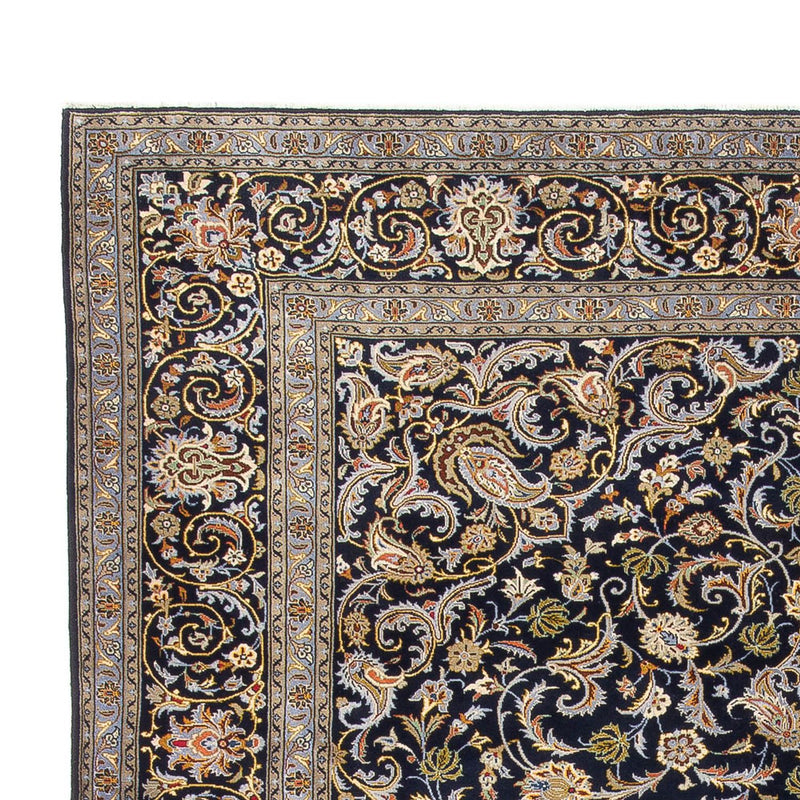 Perserteppich - Keshan - 417 x 293 cm - dunkelblau
