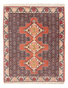 Senneh Tapis 73x100cm - Tapis persan - Rectangle / Orange / 73 x 100 cm Rectangle