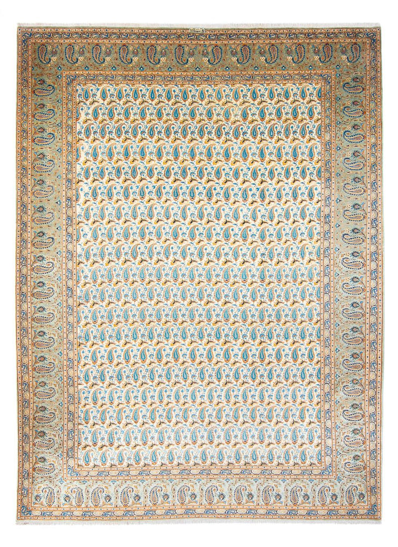 Perserteppich - Keshan - 350 x 270 cm - hellgrün