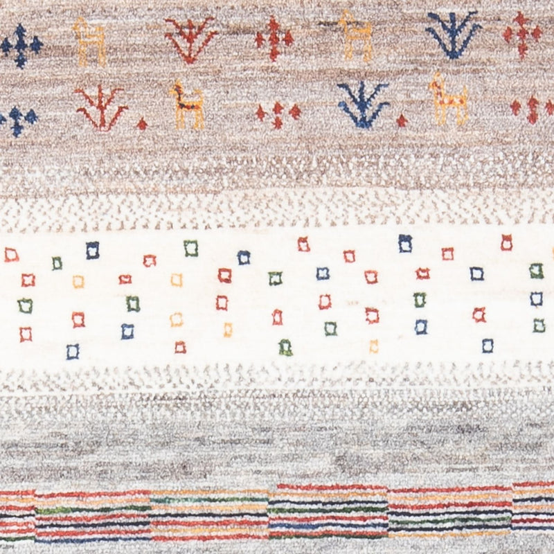 Gabbeh Teppich - Loribaft Perser - 142 x 82 cm - mehrfarbig