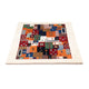 Gabbeh Teppich - Loribaft Perser - 126 x 83 cm - mehrfarbig