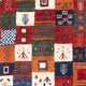 Gabbeh Teppich - Loribaft Perser - 130 x 84 cm - mehrfarbig