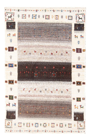 Gabbeh Teppich - Loribaft Perser - 126 x 84 cm - mehrfarbig