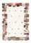 Gabbeh Teppich - Loribaft Perser - 126 x 88 cm - mehrfarbig