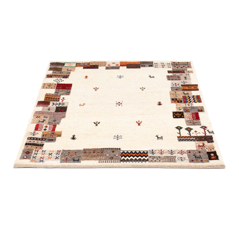 Gabbeh Teppich - Loribaft Perser - 126 x 88 cm - mehrfarbig