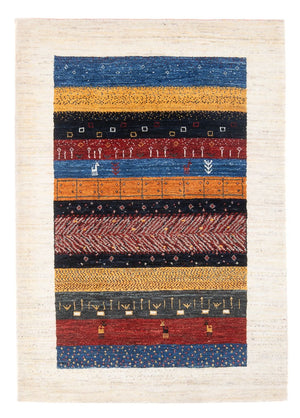 Gabbeh Teppich - Loribaft Perser - 135 x 87 cm - mehrfarbig