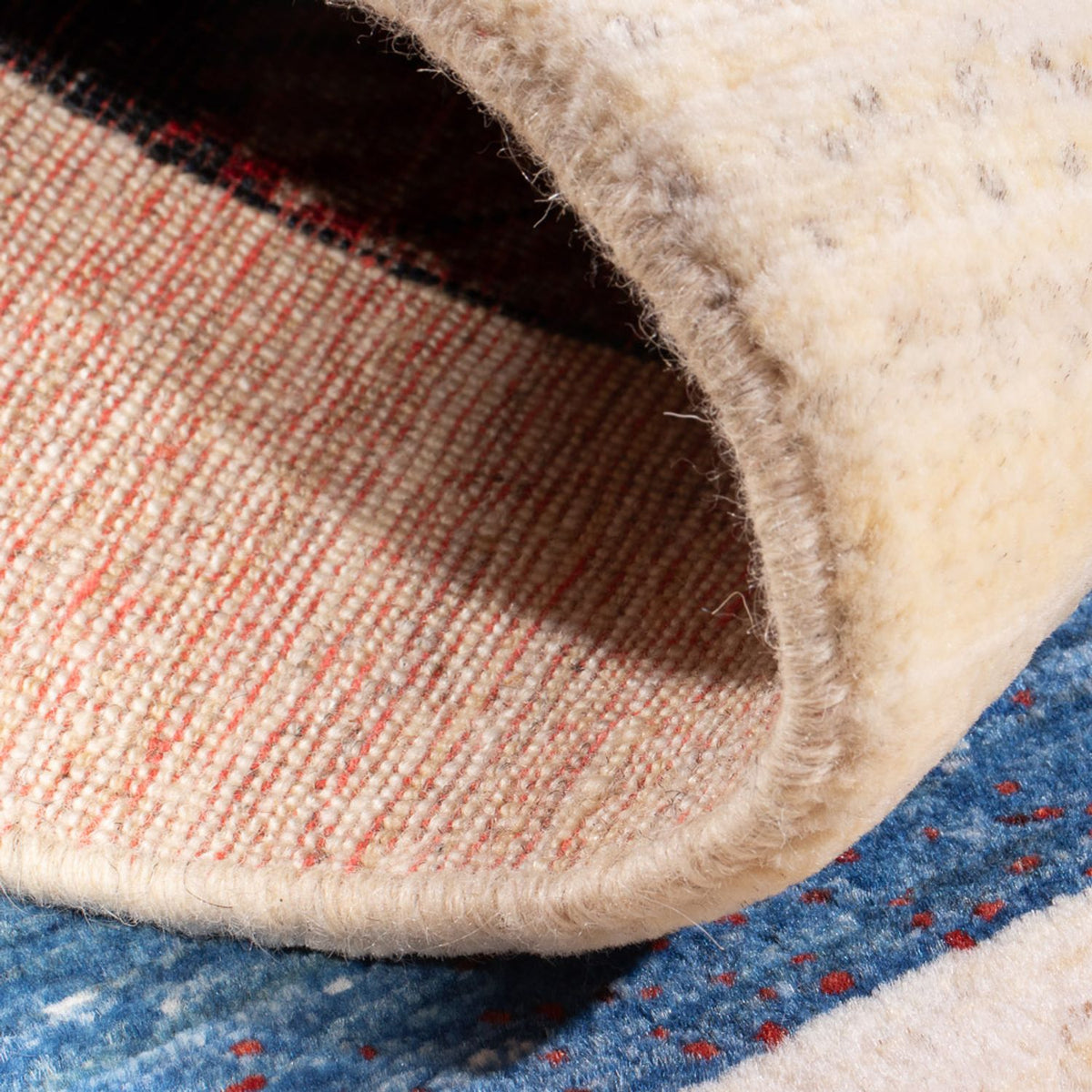 Gabbeh Teppich - Loribaft Perser - 135 x 87 cm - mehrfarbig