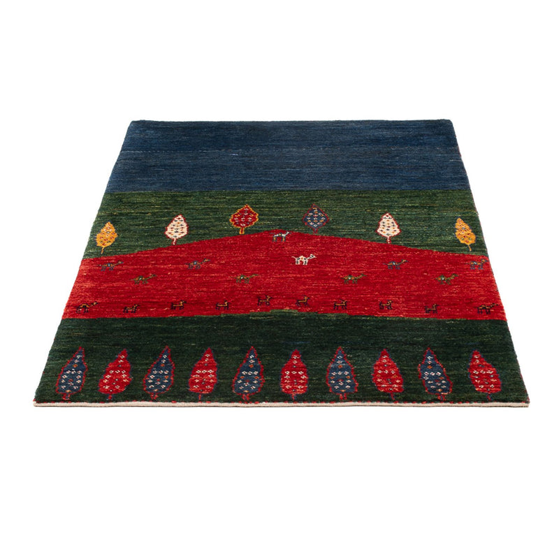 Gabbeh Teppich - Loribaft Perser - 131 x 81 cm - mehrfarbig