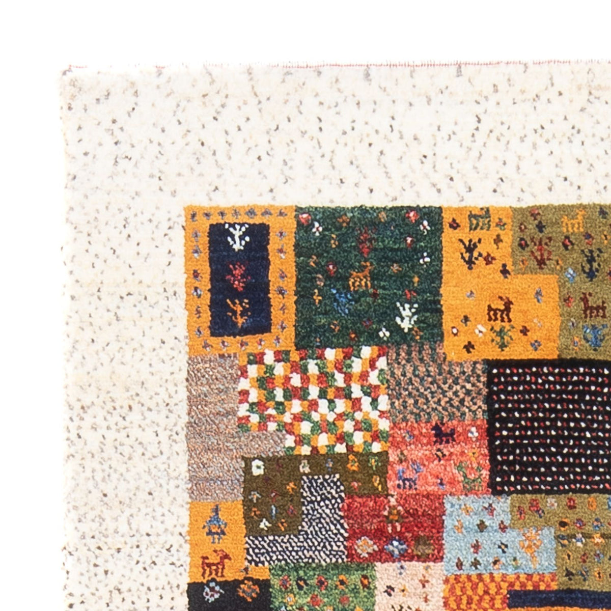 Gabbeh Teppich - Loribaft Perser - 134 x 82 cm - mehrfarbig